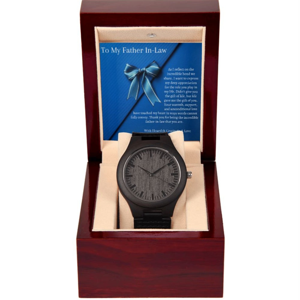 Wooden Watch - Wedding Gift From Bride