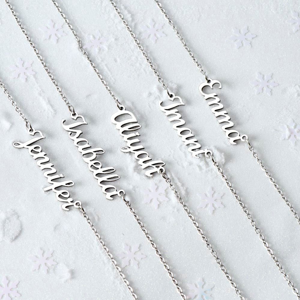 Personalized Script Name Necklaces - Personalized Gift For Her