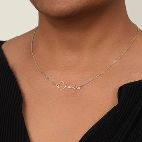 Custom Name Jewelry: Name Necklace Gold And Silver