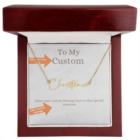 Custom Name Jewelry: Name Necklace Gold And Silver