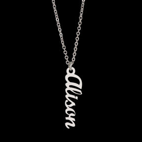 To My Wife Name Plate Necklace - Gift From Husband