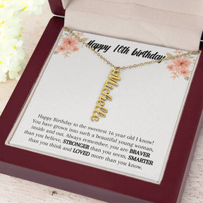 Sweet 16th Birthday Gift - Girl Necklace