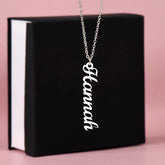 Personalized Vertical Name Necklace Gift for Her - Personalized Jewelry