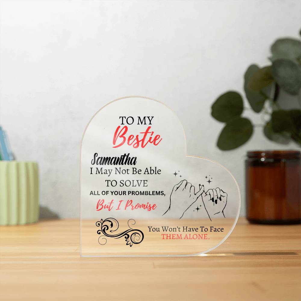 Best Friends Acrylic Plaque - The Perfect Friends Gift