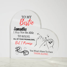 Best Friends Acrylic Plaque - The Perfect Friends Gift