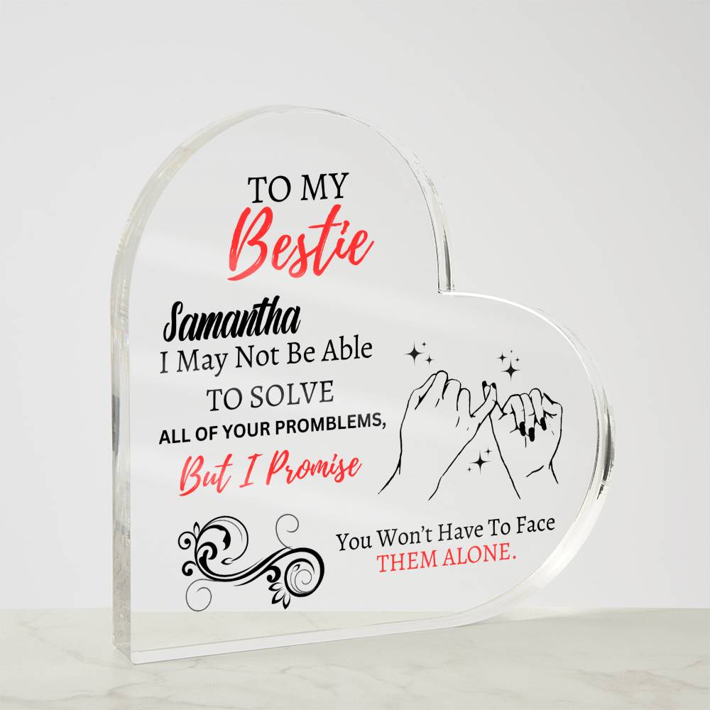 Best Friends Acrylic Plaque - The Perfect Friends Gift