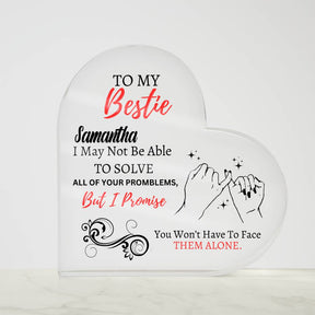 Best Friends Acrylic Plaque - The Perfect Friends Gift