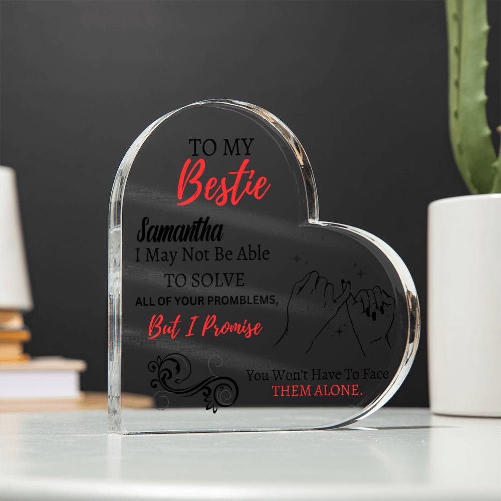 Best Friends Acrylic Plaque - The Perfect Friends Gift