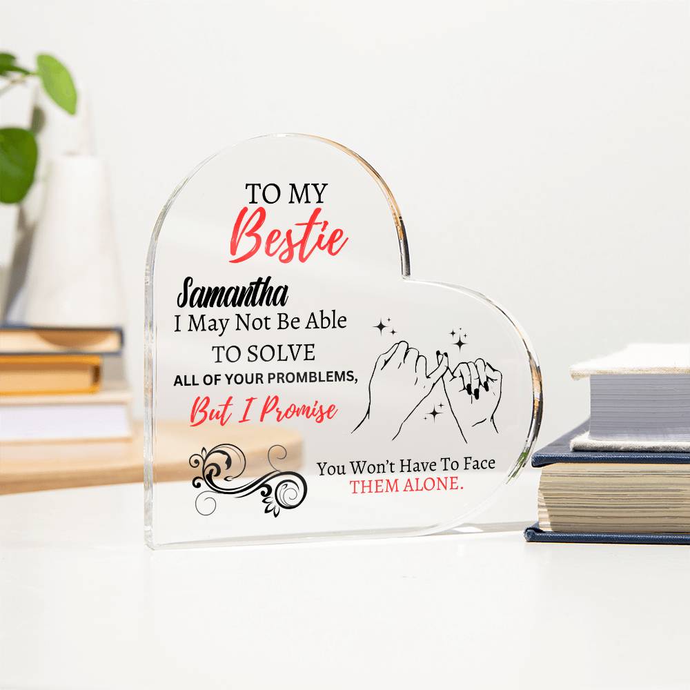 Best Friends Acrylic Plaque - The Perfect Friends Gift