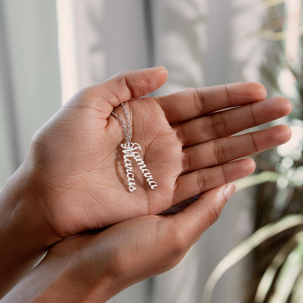 A Grandmothers Love: Personalized Name Necklace For Grandma