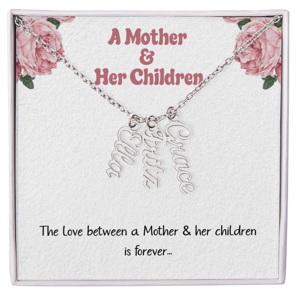 A Mothers Love: Personalized Name Necklace For Mom