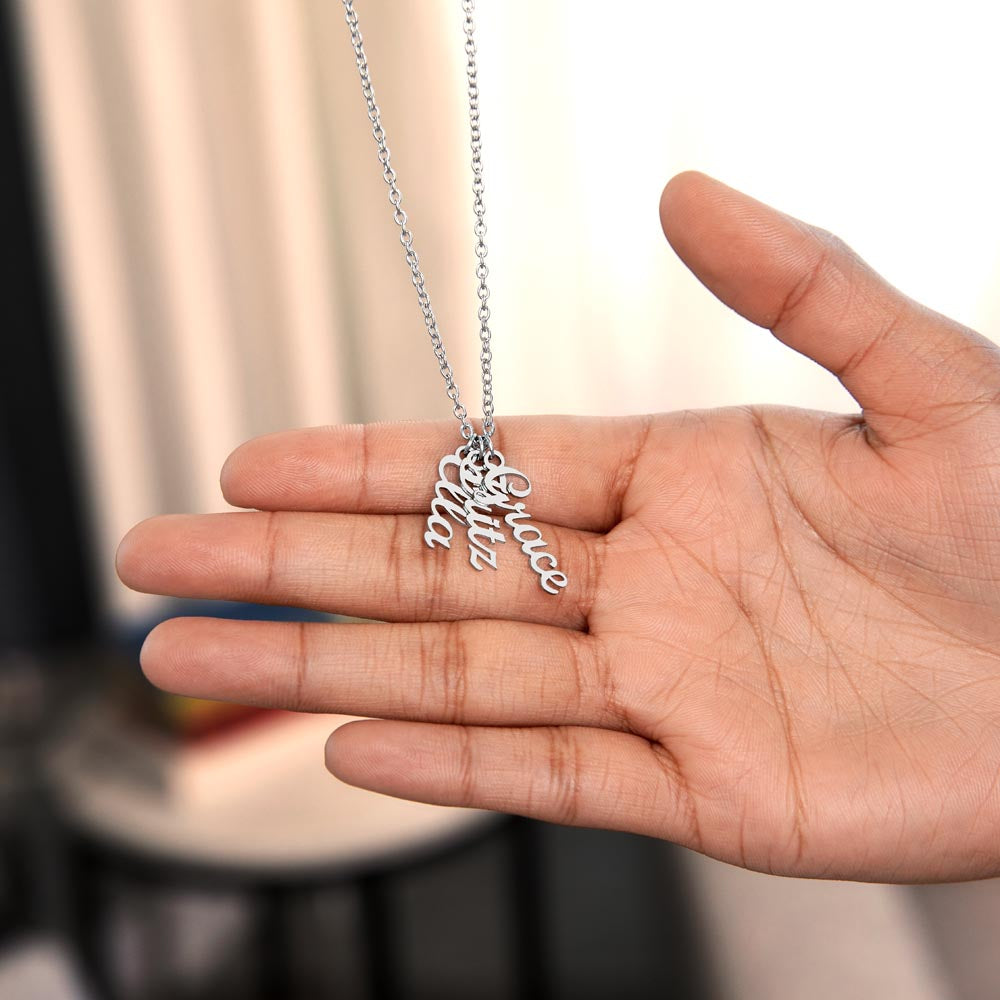 A Grandmothers Love: Personalized Name Necklace For Grandma