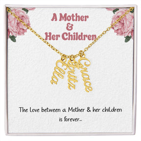 A Mothers Love: Personalized Name Necklace For Mom