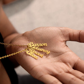 A Grandmothers Love: Personalized Name Necklace For Grandma