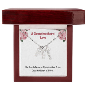 A Grandmothers Love: Personalized Name Necklace For Grandma