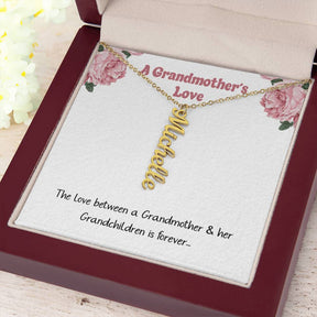 A Grandmothers Love: Personalized Name Necklace For Grandma