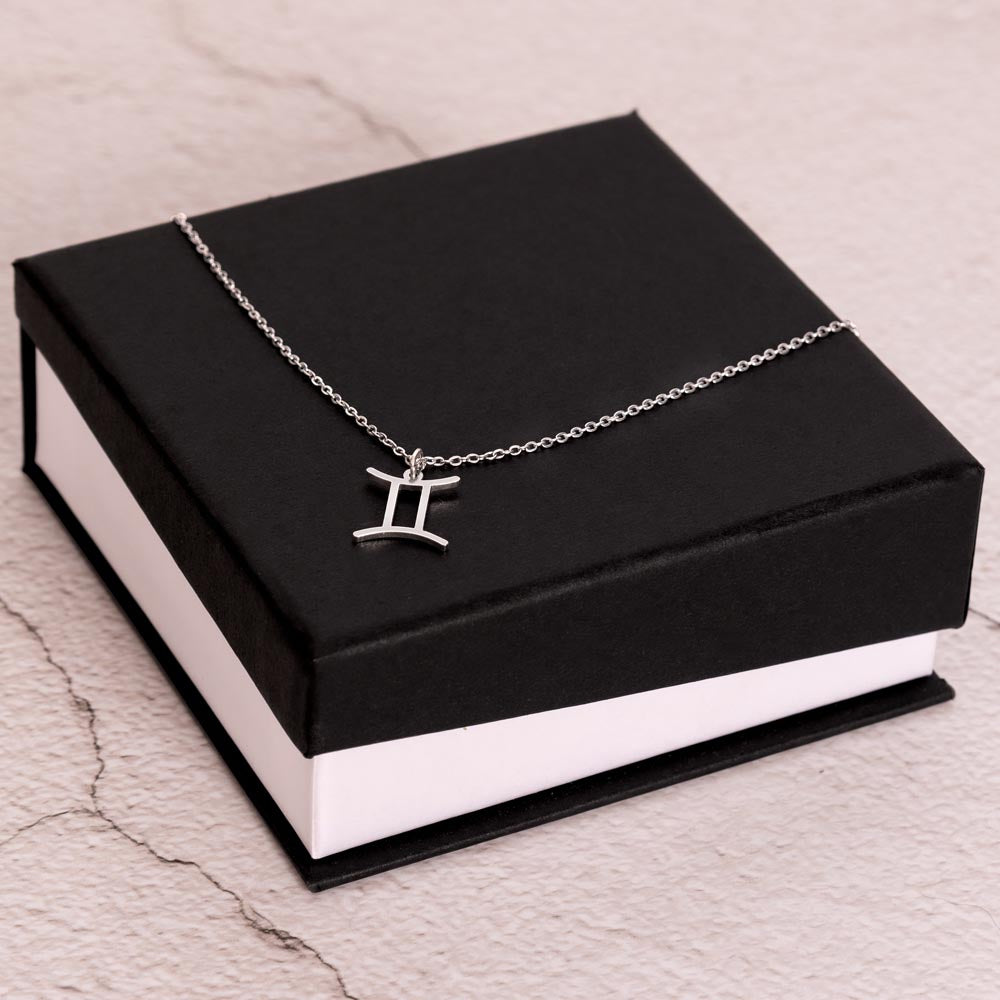 Tiny Zodiac Necklace - Horoscope Star Sign Constellation Astrology Necklace