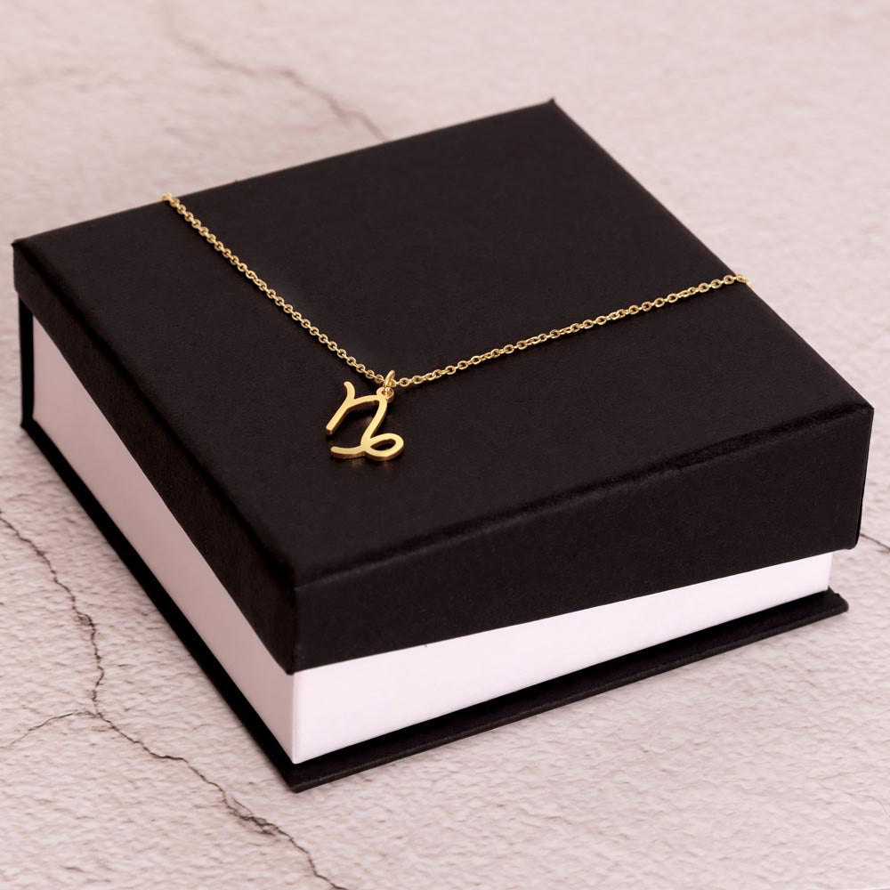 Tiny Zodiac Necklace - Horoscope Star Sign Constellation Astrology Necklace