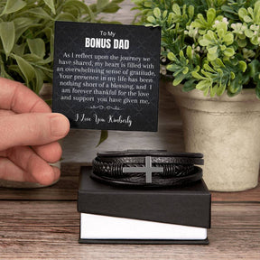 Bonus Dad Bracelet – Gift For Step Dad