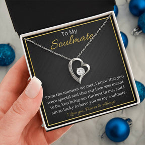 To My Soulmate Necklace - Gift For Anniversary Christmas Birthday Valentines