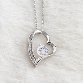 Heart Forever Love Necklace - To Bride From Groom