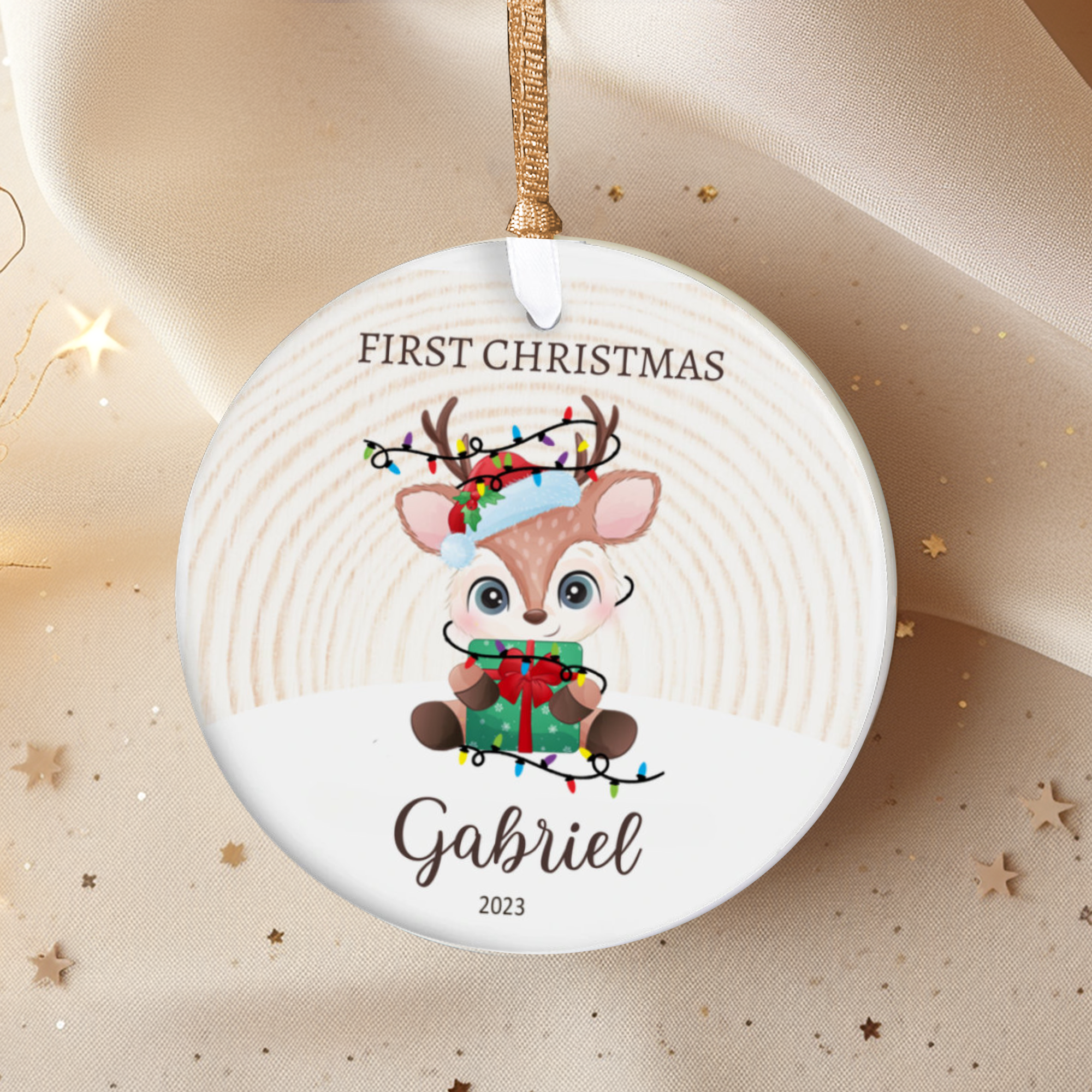 Baby's First Christmas Ornament - Personalized Ornament