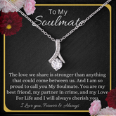 To My Soulmate Necklace - Gift For Anniversary Christmas Birthday Valentine's