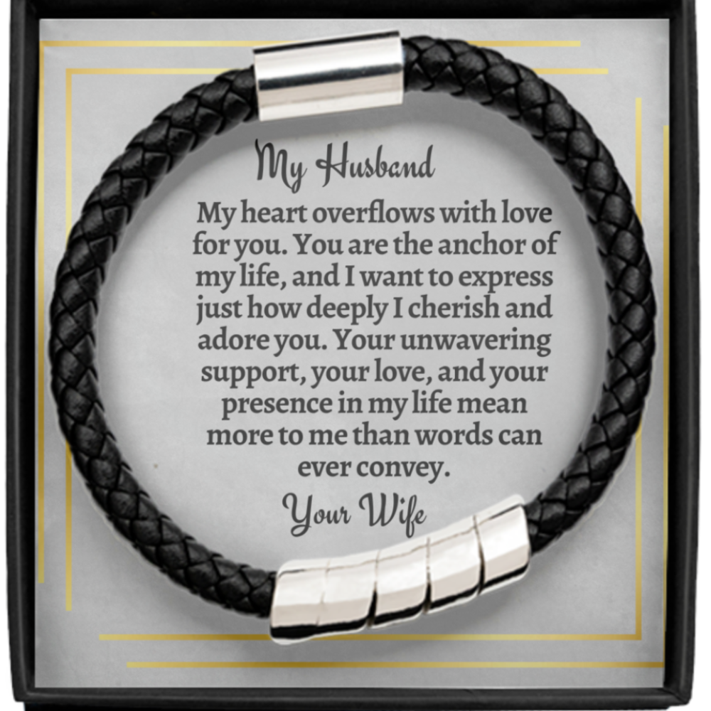 To My Husband Bracelet - The Gift For Any Occassion