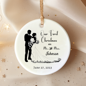 Our First Christmas Married Ornament