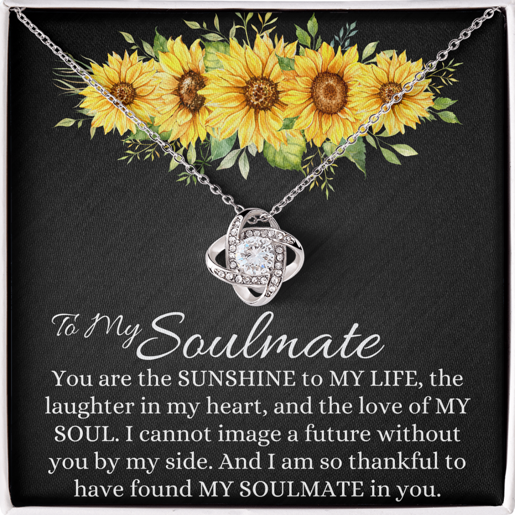 To My Soulmate Necklace - Gift For Anniversary Christmas Birthday Valentine's