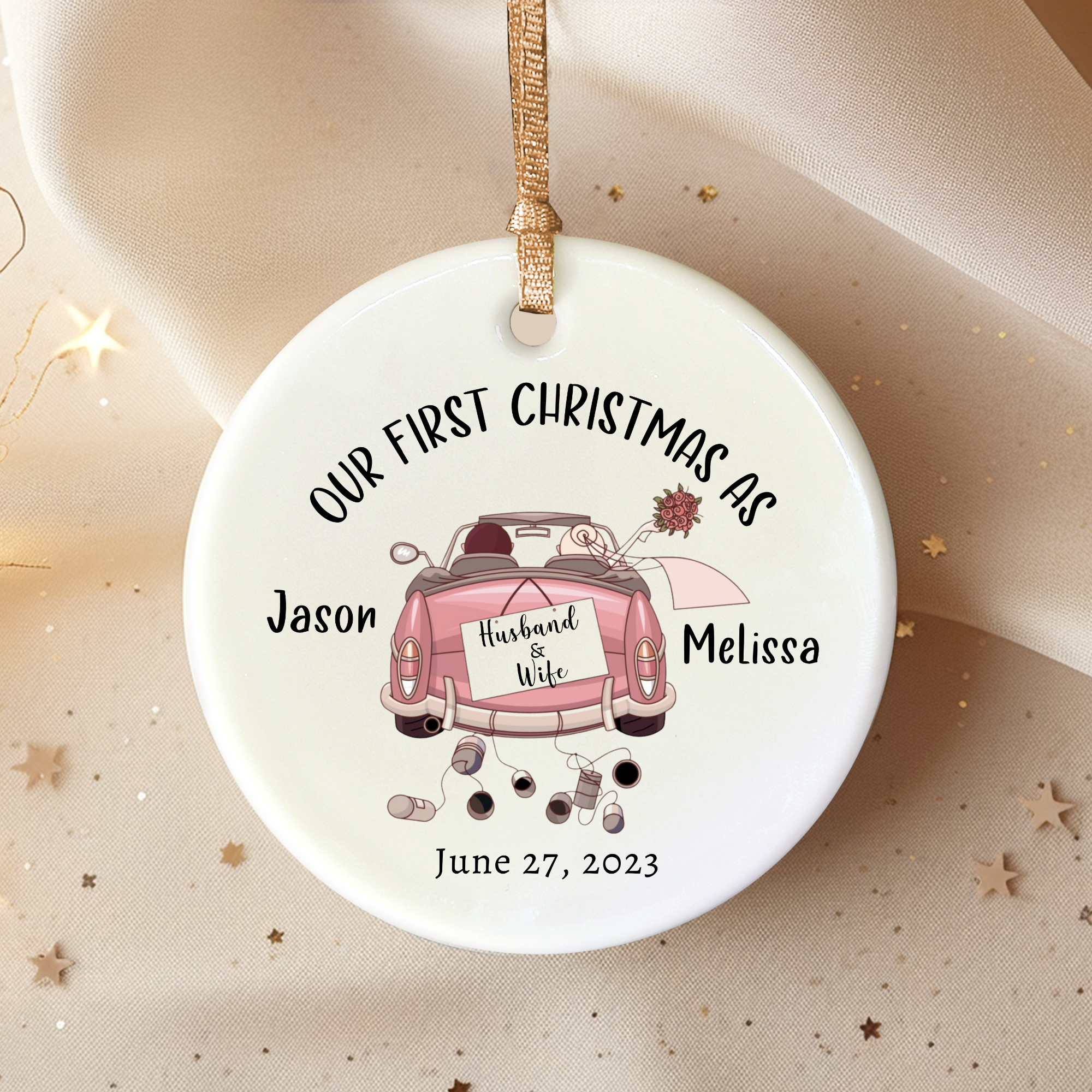 Our First Christmas Married Ornament