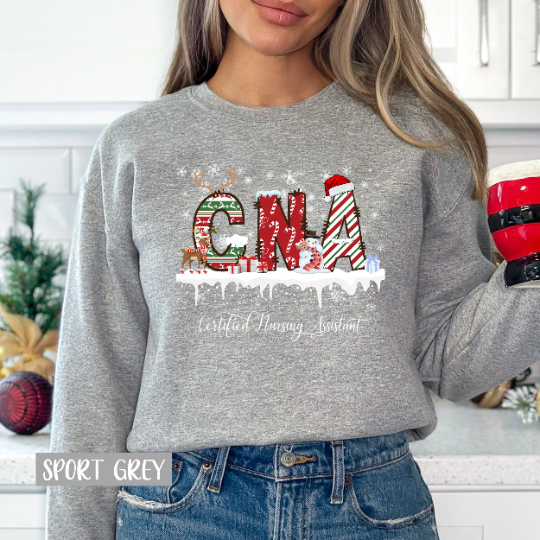 Christmas CNA Shirt - CNA Nurse Gift