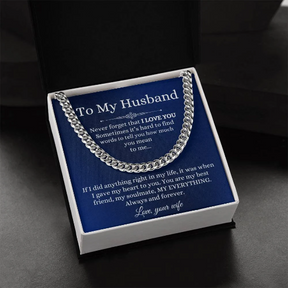 Cuban Link Chain Gift For Husband