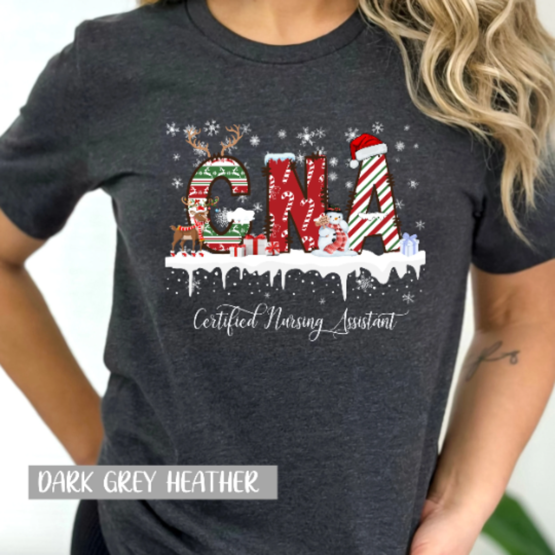 Christmas CNA Shirt - CNA Nurse Gift