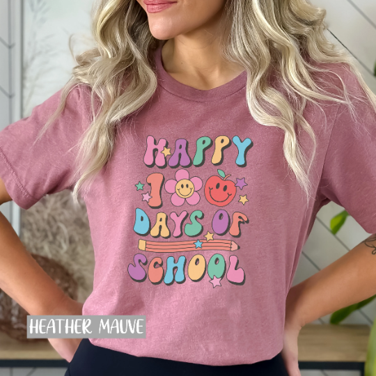 100 Days Of School Shirt - School T-Shirt