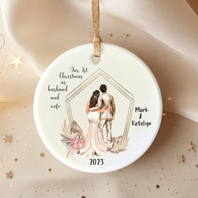 Our First Christmas Married Ornament