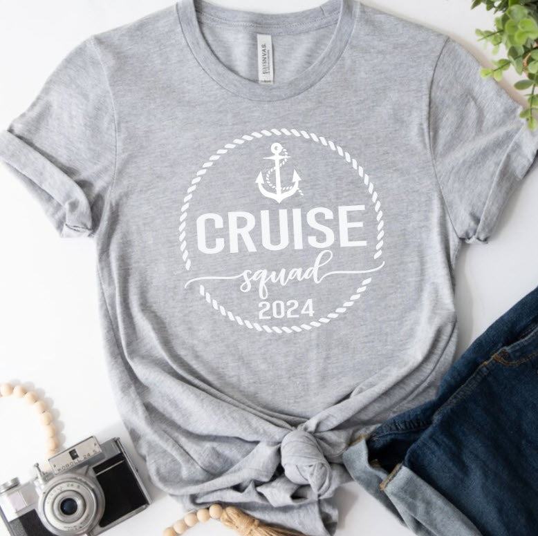 Custom Cruise Squad - Matching Family Vacation Cruise T-Shirt