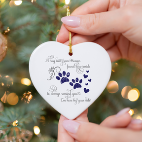 Dog Memorial Ornament - Personalized Pet Ornament Keepsake