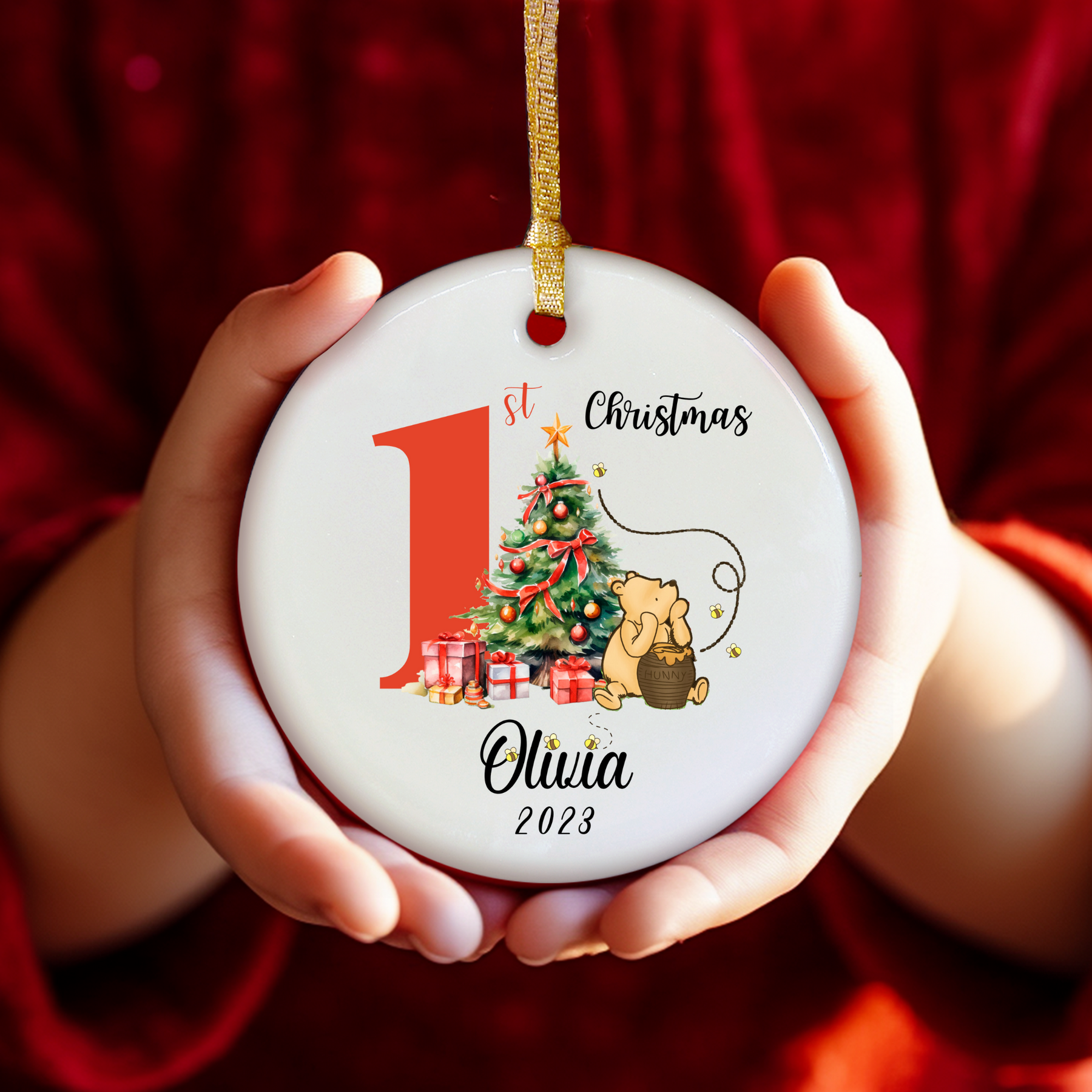 Baby's First Christmas Ornament - Personalized Ornament