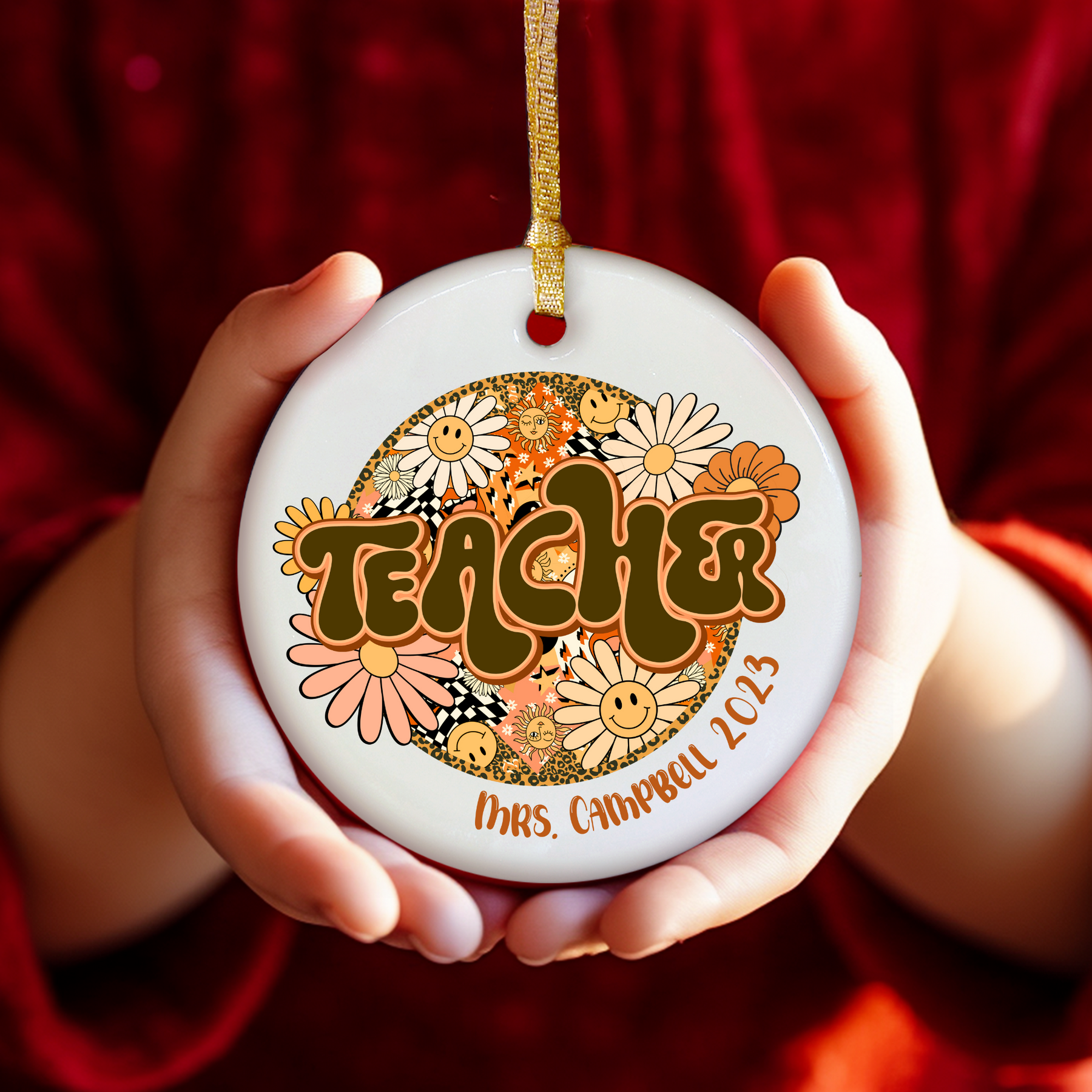 Teacher Ornament - Personalized Teacher Appreciation Gift