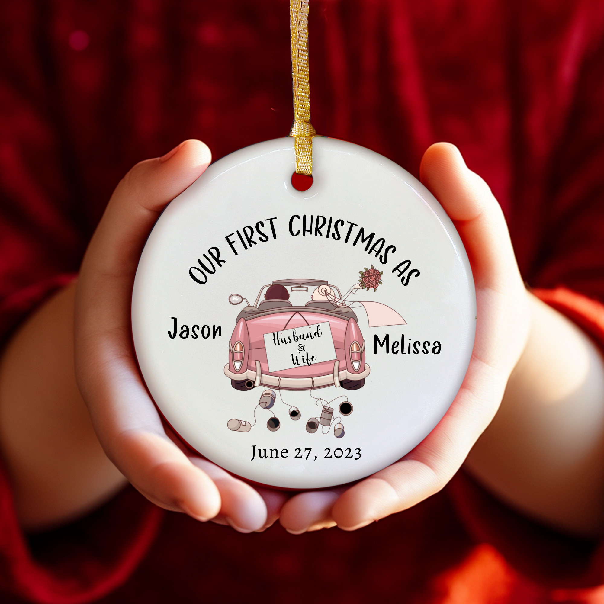 Our First Christmas Married Ornament