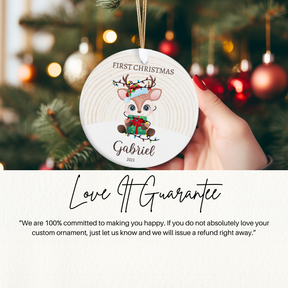 Baby's First Christmas Ornament - Personalized Ornament