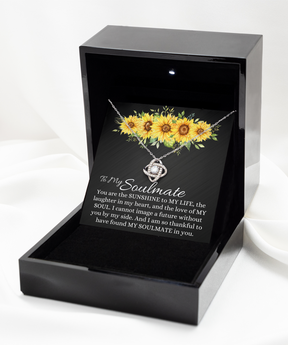 To My Soulmate Necklace - Gift For Anniversary Christmas Birthday Valentine's