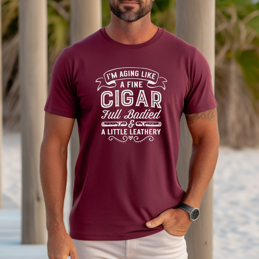 Full Bodied Cigar Shirt For Cigar Lovers - Cigar Gift For Him