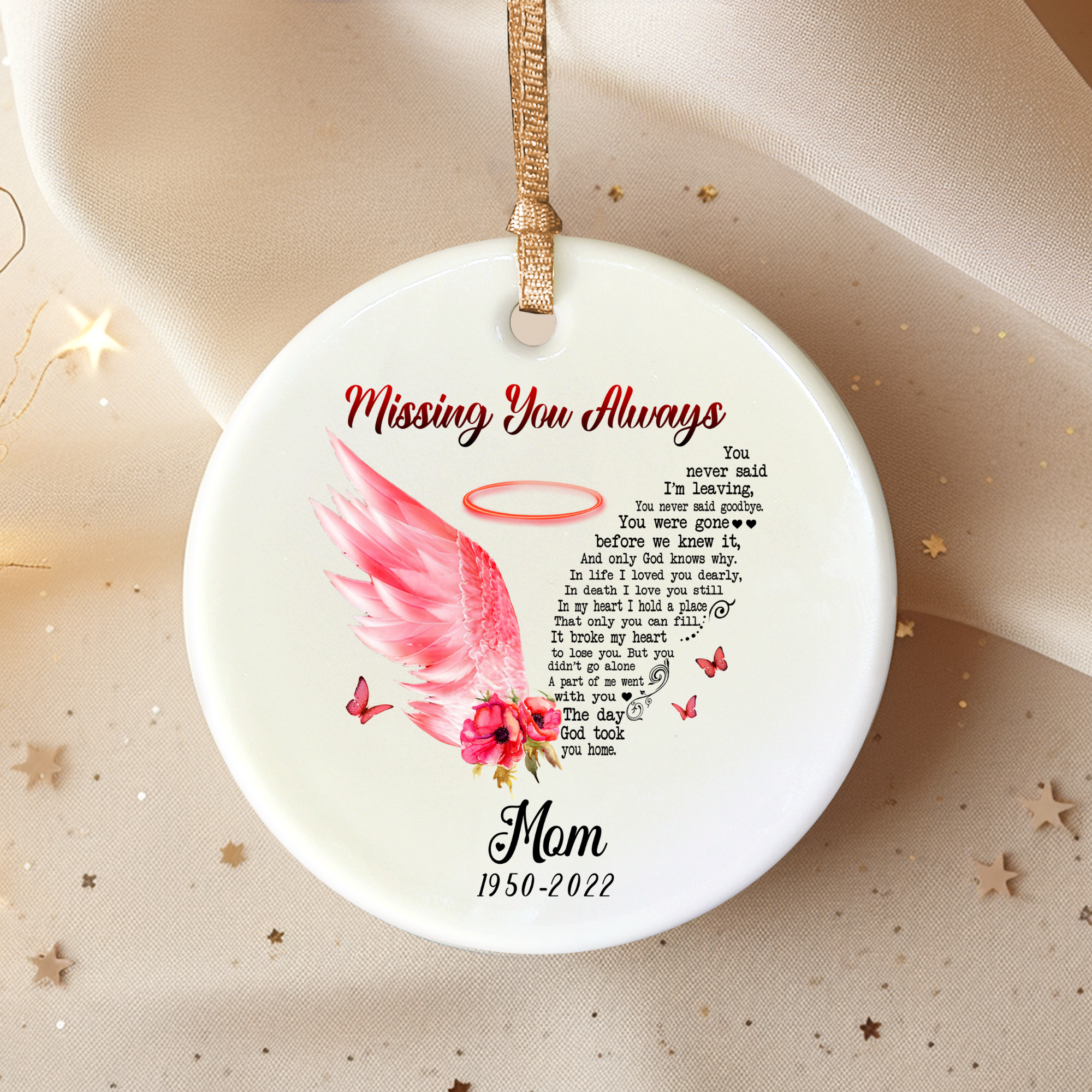 Loss of Loved One Personalized Keepsake