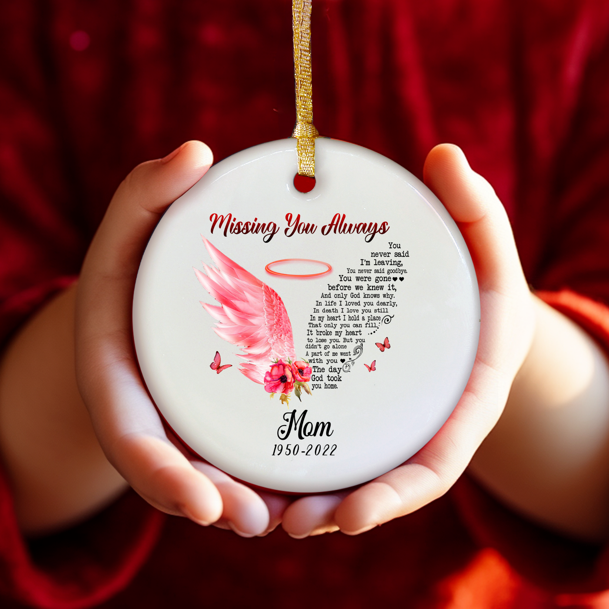 Loss of Loved One Personalized Keepsake