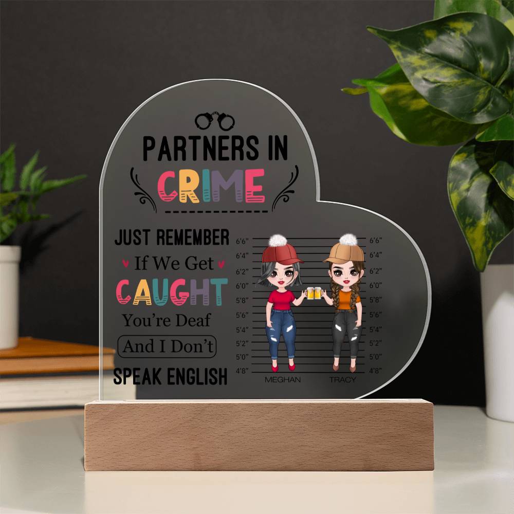 Best Friend Picture Frame Acrylic - Soul Sister Plaque Best For Best Friend Gift