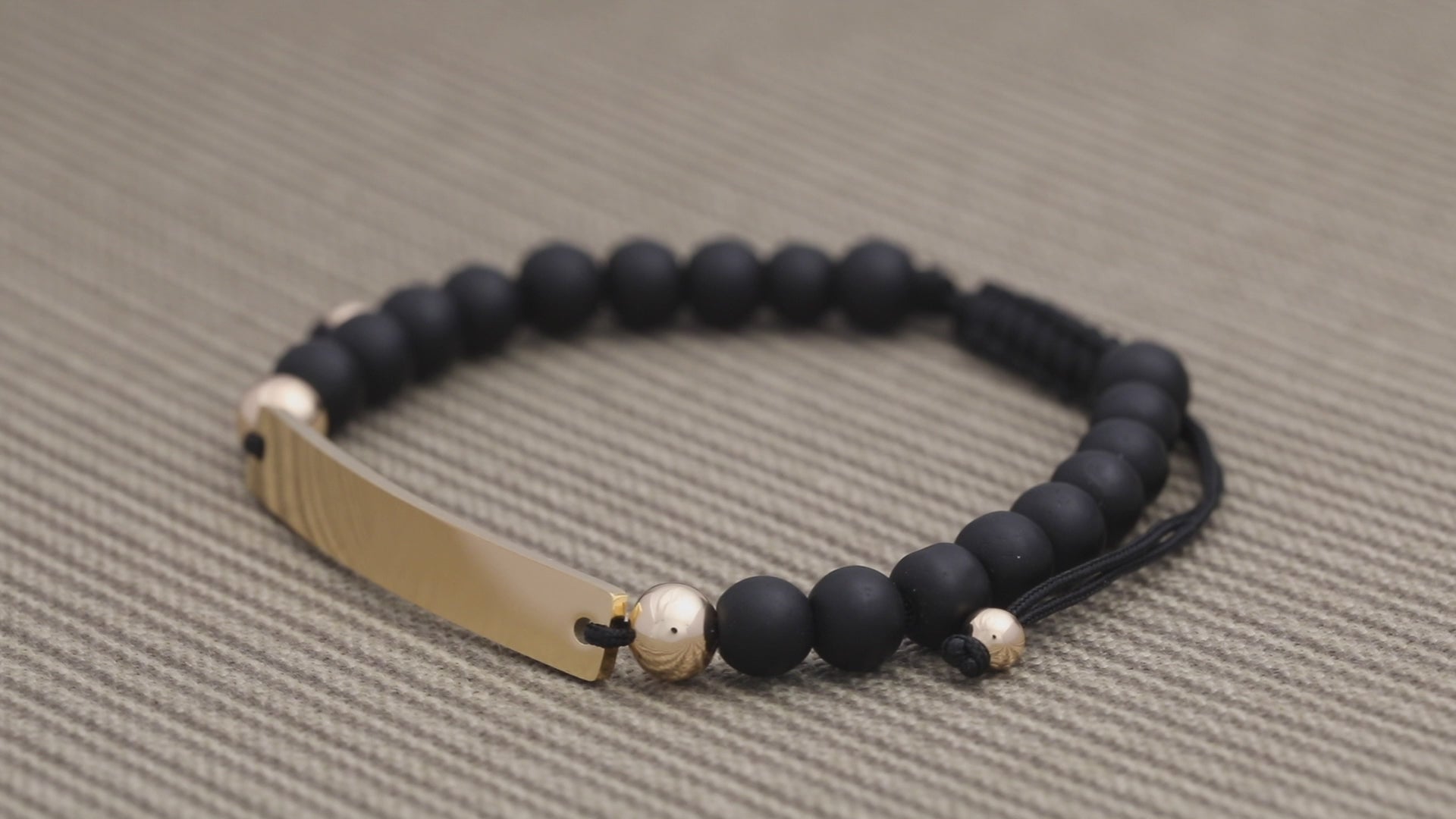 Men's Beaded Bracelet - Gift From Bump To Expecting Dads