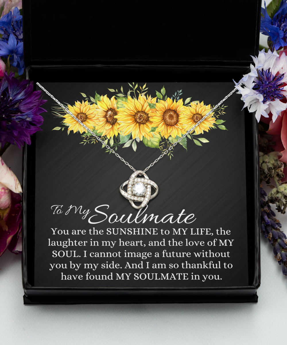 To My Soulmate Necklace - Gift For Anniversary Christmas Birthday Valentine's