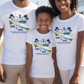 Icon Of The Seas Custom Cruise Shirt - Family Matching Tee